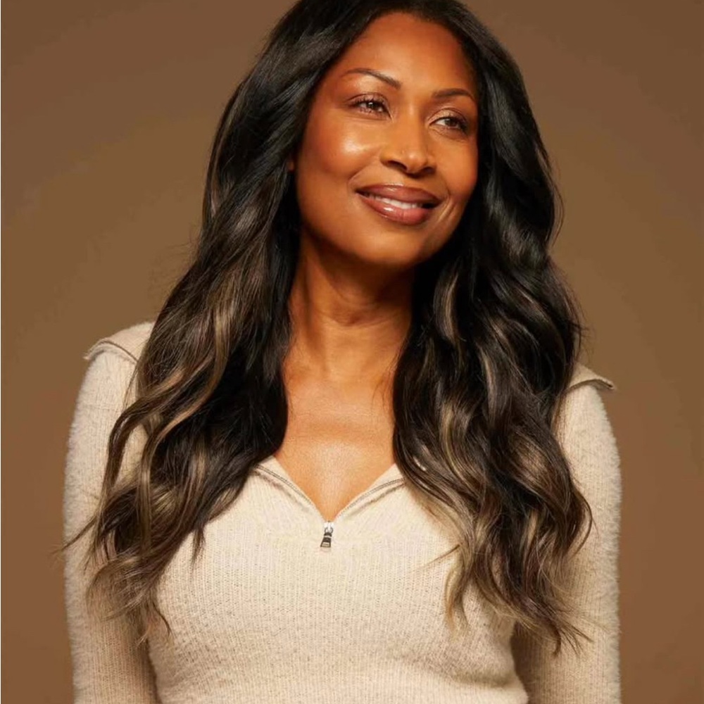 Luxy Hair Extensions Black- Bronde Balayage